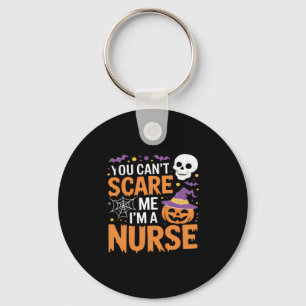 Nurse Halloween Witch Funny Nursing Essential T-Sh Keychain