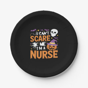Nurse Halloween Witch Funny Nursing Essential T-Sh Paper Plate