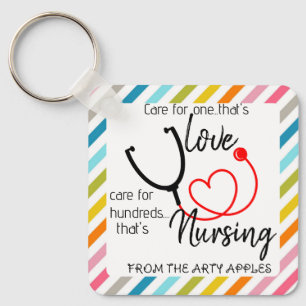 nurse HCA appreciation week sticker plaster Keychain