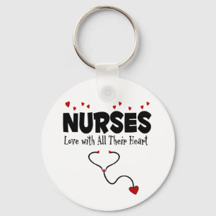 Nurse Heart Gift Keychain