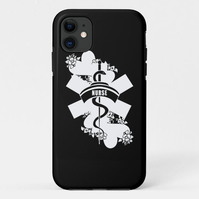 Nurse Heart Tattoo Case-Mate iPhone Case (Back)