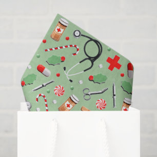 Nurse Holiday Tissue Paper