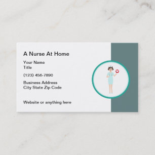 Nurse Home Health Business Card