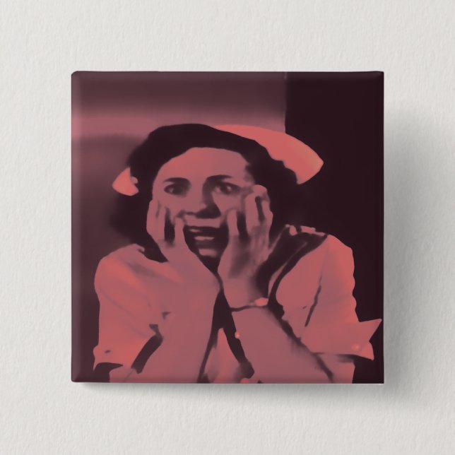 Nurse Horror 2 Inch Square Button (Front)