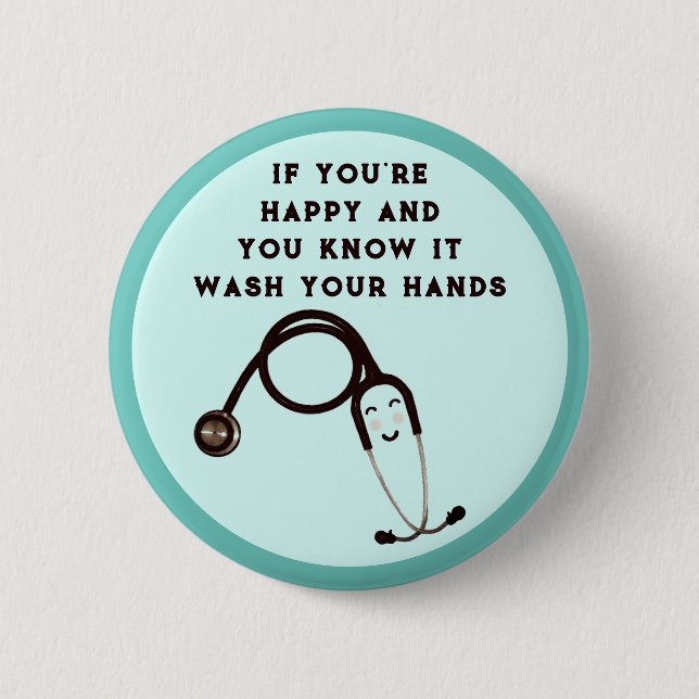 Nurse Humour Button (Front)