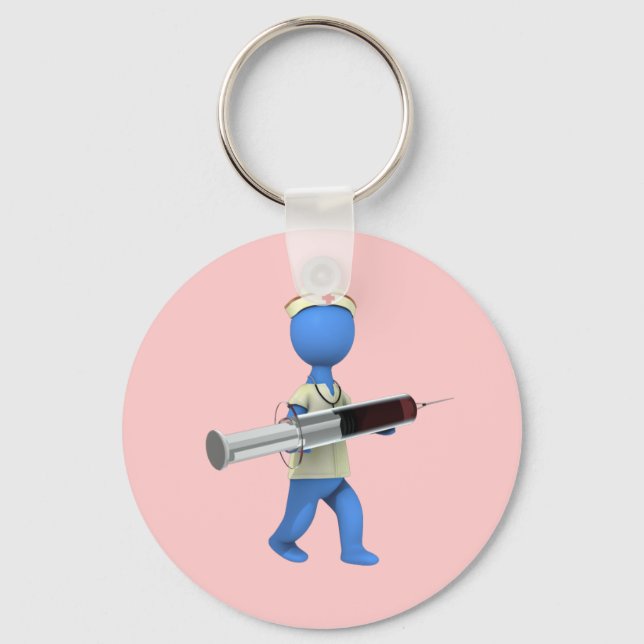 Nurse Humour Keychain (Front)