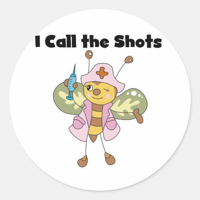 Nurse I Call the Shots Stickers (Devant)