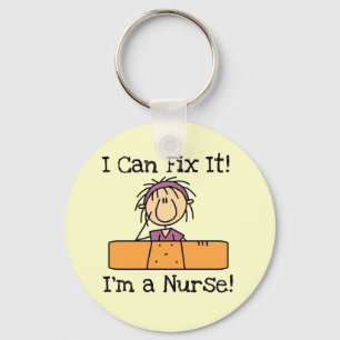Nurse I Can Fix It T-shirts and Gifts Keychain