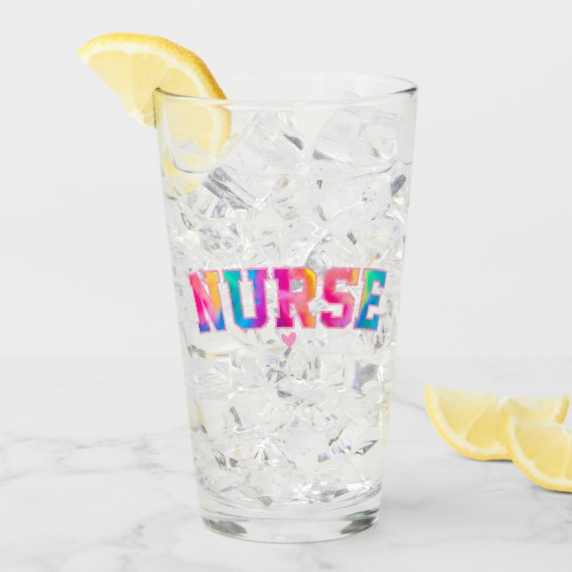"Nurse" in Elegant Rainbow Colours | Vibrant & Glass (Front Ice)
