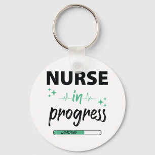 Nurse in Progress  Keychain