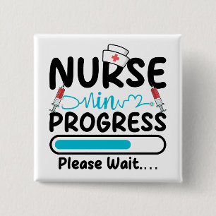 Nurse in Progress Loading Square Button