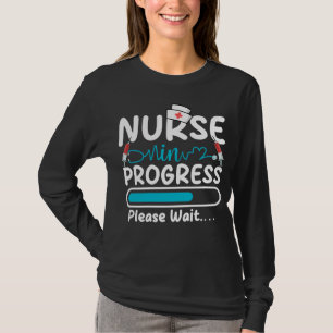 Nurse in Progress Loading Women LS T-Shirt