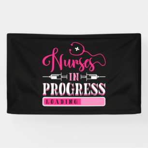 Nurse In Progress Nursing School Student Banner