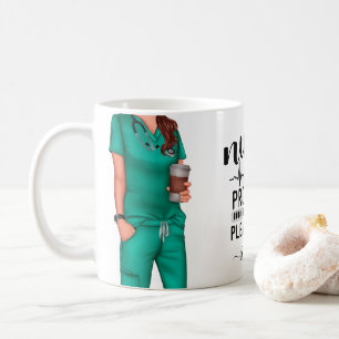 Nurse in Progress Personalized Coffee Mug