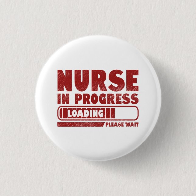 Nurse in Training 1 Inch Round Button (Front)