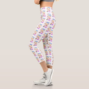 Nurse Inspire Love Heal Med Therapist Capri Leggings
