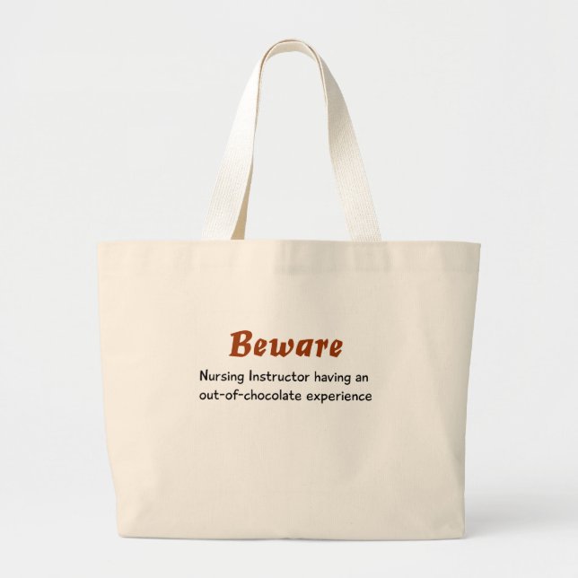 Nurse Instructor Tote Bag (Front)