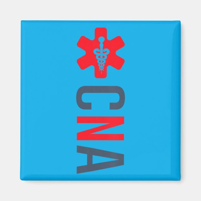 Nurse Istant Certified Nursing Istant Cna Back Of Magnet (Front)