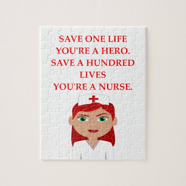 NURSE JIGSAW PUZZLE (Vertical)