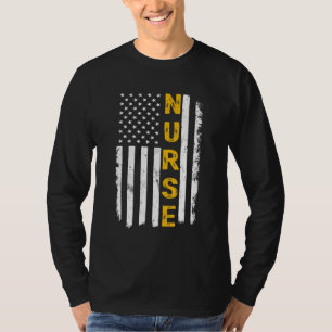Nurse Job American Flag 4th Of July Correctional N T-Shirt