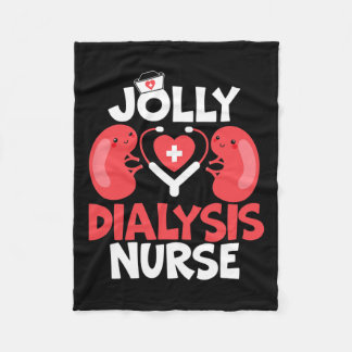 Nurse Jolly Kidney  Fleece Blanket