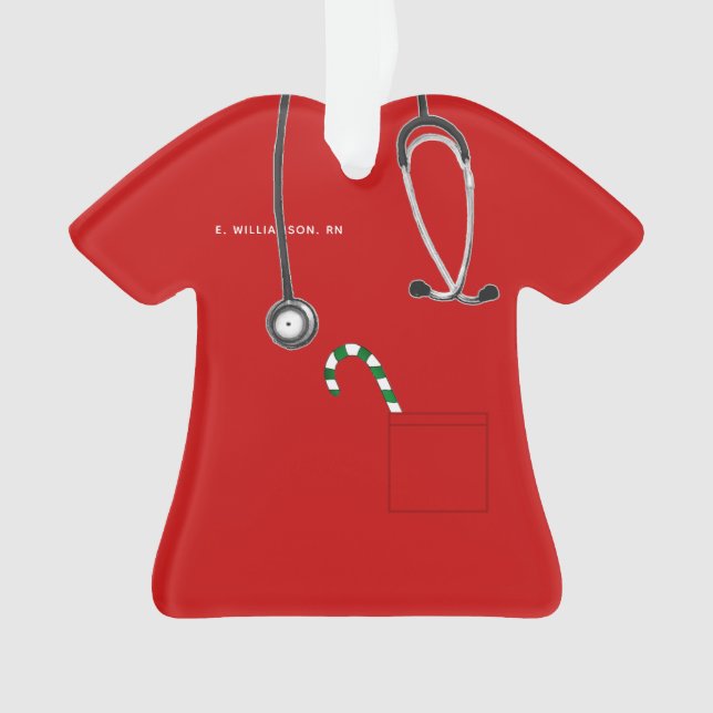 Nurse Keepsake Ornament (Front)