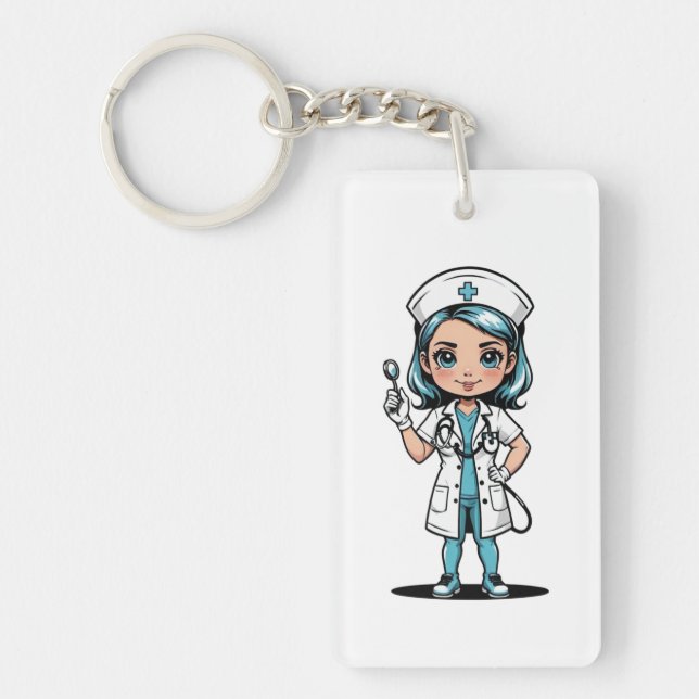 Nurse Keychain Collection - Empowering Nursing Log (Front)