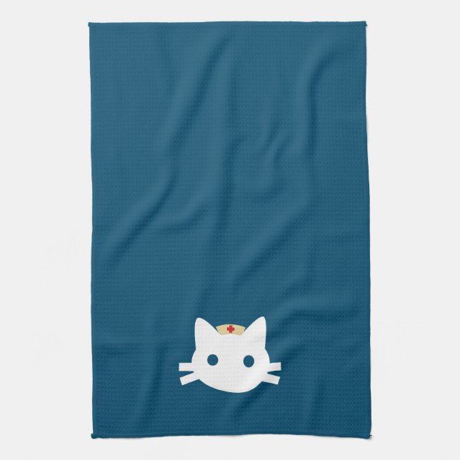 Nurse Kitty Kitchen Towel (Vertical)