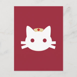 Nurse Kitty Postcard