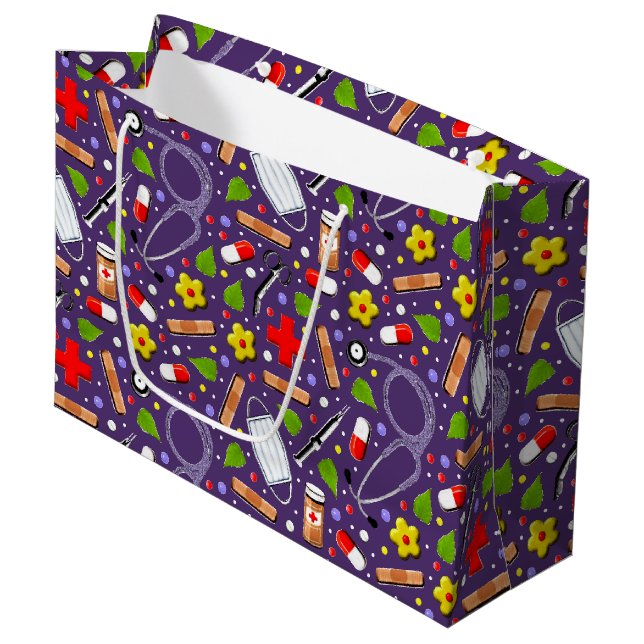 Nurse Large Gift Bag (Front Angled)