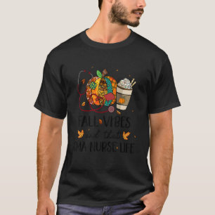 Nurse Leopard Pumpkin Fall Vibes And That CMA Nurs T-Shirt