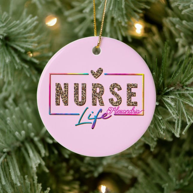 Nurse Life Ceramic Ornament (Tree)