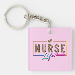 "Nurse Life" en Elegant Rainbow Colors
