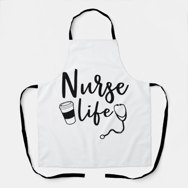 Nurse Life Gift For Nurse  Apron (Front)