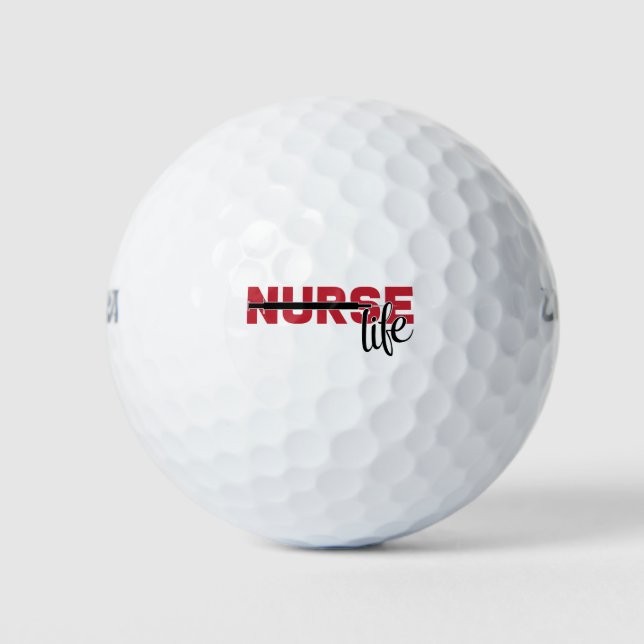 Nurse life golf balls (Front)