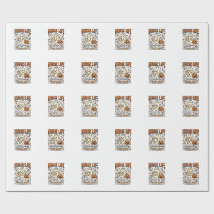 Nurse Life Halloween Ghost Pumpkin Vintage Shirt D Wrapping Paper