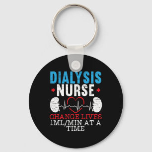Nurse Life Heartbeat  Keychain