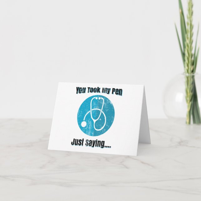 Nurse Life Holiday Card (Front)