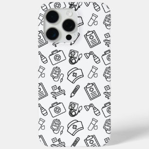 Nurse Life Icon Pattern Case-Mate iPhone Case