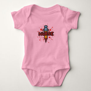 Nurse Life: Injecting Care Daily Baby Bodysuit