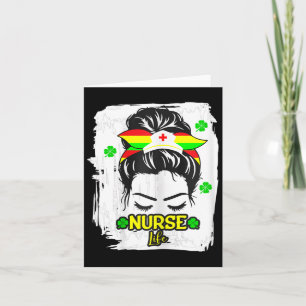 Nurse Life Juneteenth Black History African Rn Lpn Card