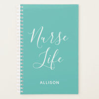 Nurse Life Médicale Turquoise et blanc Personnalis