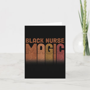 Nurse Life Melanin Queen Black Girl Magic History Card