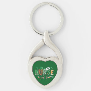 Nurse Life Nurse Day Gifts St Patricks Day  Keychain