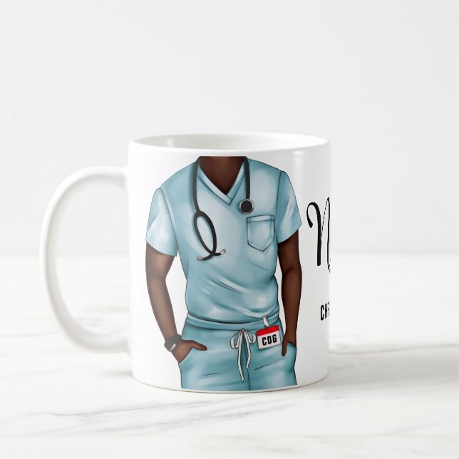 Nurse Life Personalized Coffee Mug (Left)