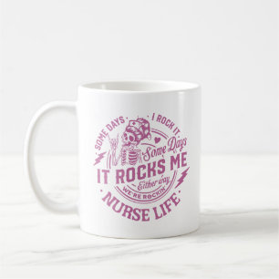 Nurse Life Slogan Coffee Mug
