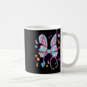 Nurse Life Stethoscope Coquette Bow Cute Easter Bu Coffee Mug