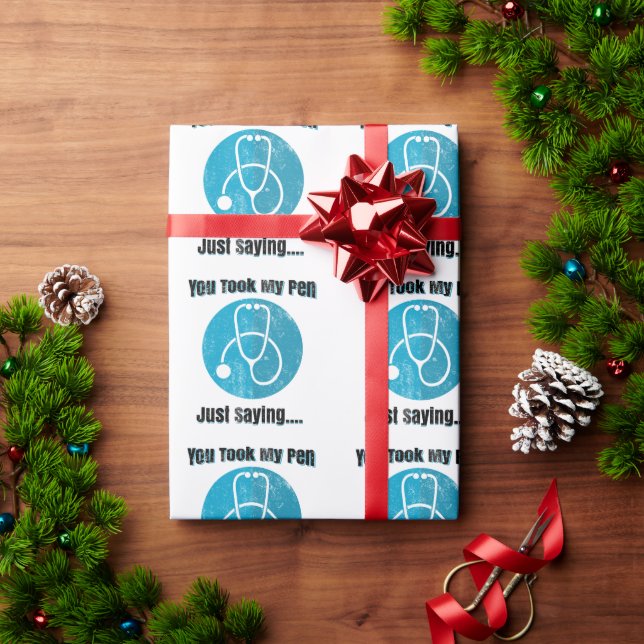 Nurse Life  Wrapping Paper (Holiday Gift)