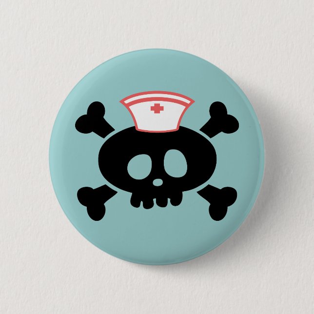 Nurse Lolly 2 Inch Round Button (Front)
