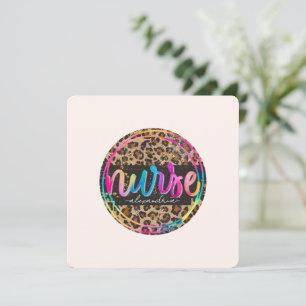 "Nurse - Love, Inspire, Heal" in Rainbow Colour